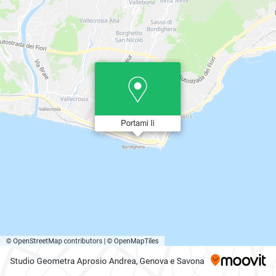 Mappa Studio Geometra Aprosio Andrea
