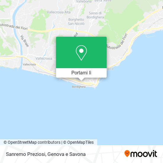 Mappa Sanremo Preziosi
