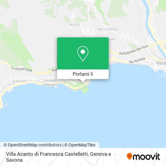 Mappa Villa Acanto di Francesca Castelletti