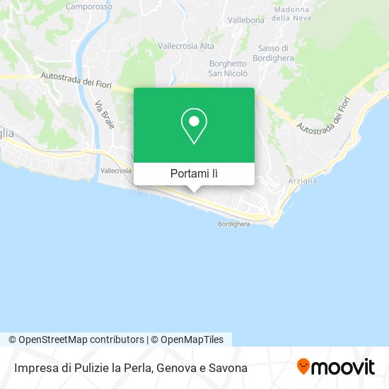 Mappa Impresa di Pulizie la Perla