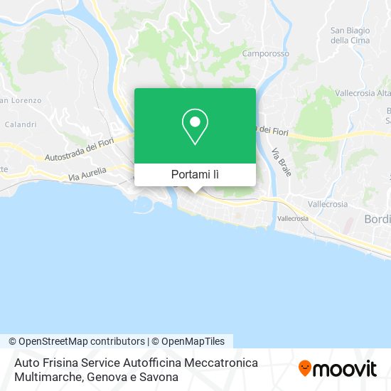 Mappa Auto Frisina Service Autofficina Meccatronica Multimarche