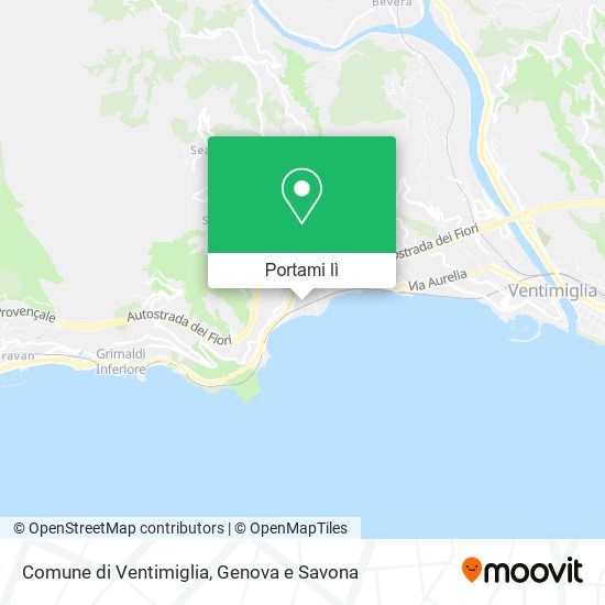 Mappa Comune di Ventimiglia