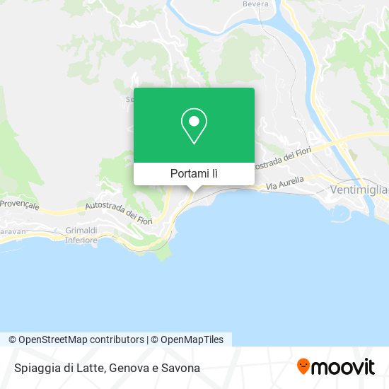 Mappa Spiaggia di Latte