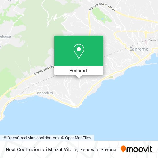 Mappa Next Costruzioni di Minzat Vitalie
