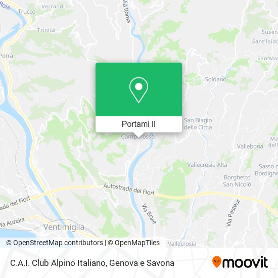 Mappa C.A.I. Club Alpino Italiano