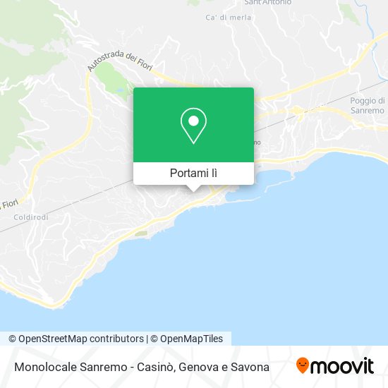 Mappa Monolocale Sanremo - Casinò