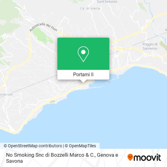 Mappa No Smoking Snc di Bozzelli Marco & C.