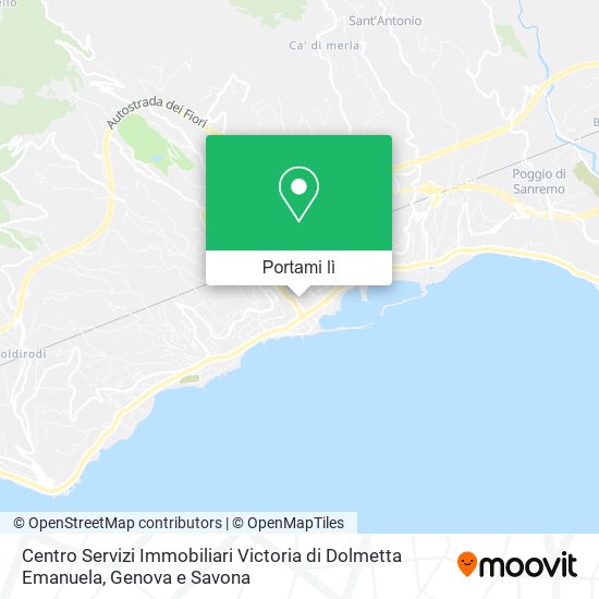 Mappa Centro Servizi Immobiliari Victoria di Dolmetta Emanuela
