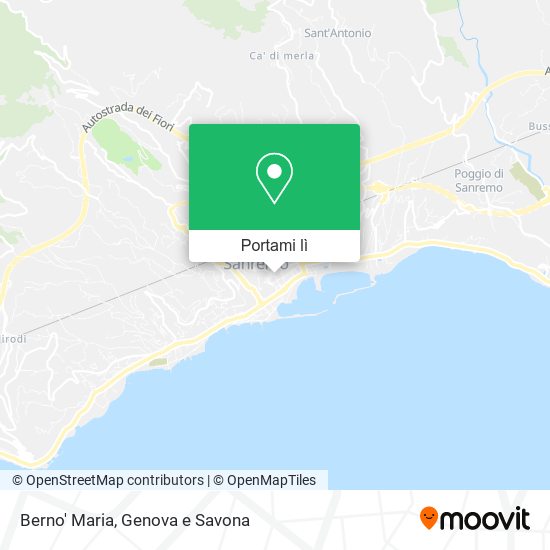 Mappa Berno' Maria