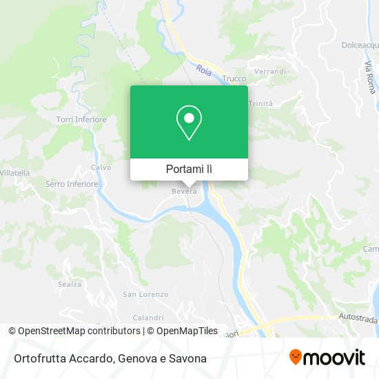 Mappa Ortofrutta Accardo