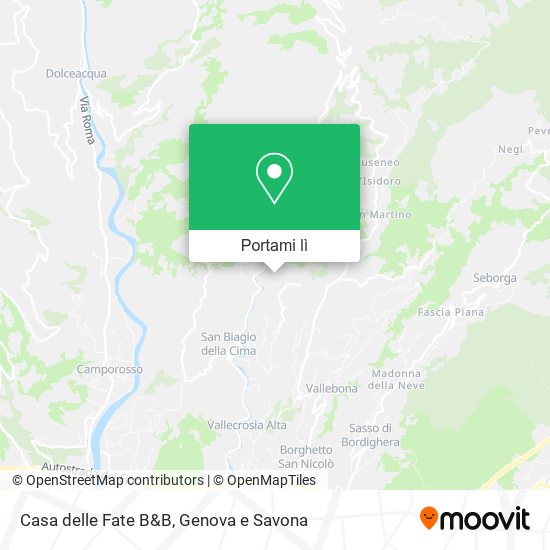 Mappa Casa delle Fate B&B