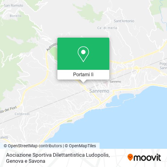 Mappa Aociazione Sportiva Dilettantistica Ludopolis