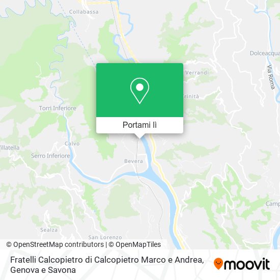 Mappa Fratelli Calcopietro di Calcopietro Marco e Andrea