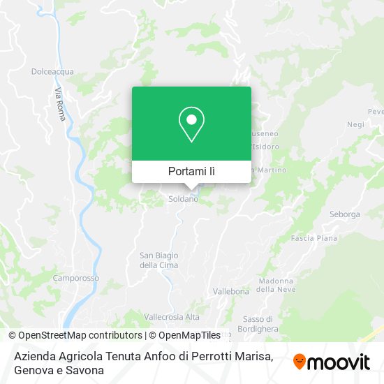 Mappa Azienda Agricola Tenuta Anfoo di Perrotti Marisa