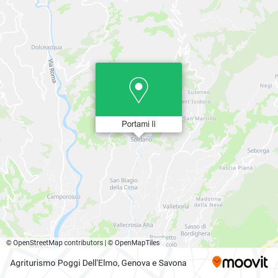 Mappa Agriturismo Poggi Dell'Elmo
