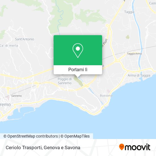 Mappa Ceriolo Trasporti