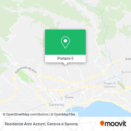 Mappa Residenze Anni Azzurri