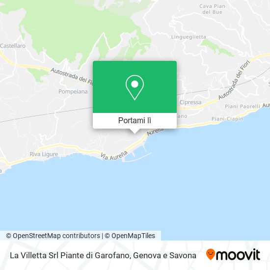 Mappa La Villetta Srl Piante di Garofano
