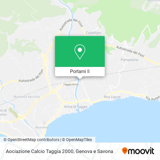 Mappa Aociazione Calcio Taggia 2000