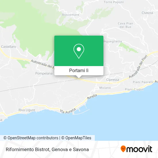Mappa Rifornimento Bistrot