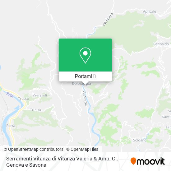 Mappa Serramenti Vitanza di Vitanza Valeria & Amp; C.