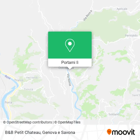 Mappa B&B Petit Chateau