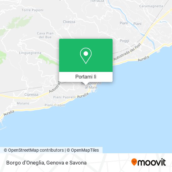 Mappa Borgo d'Oneglia