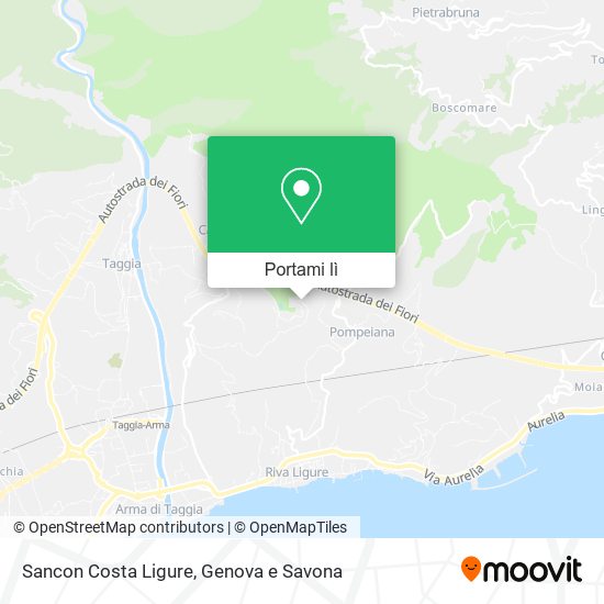 Mappa Sancon Costa Ligure