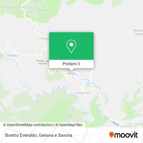 Mappa Boetto Everaldo