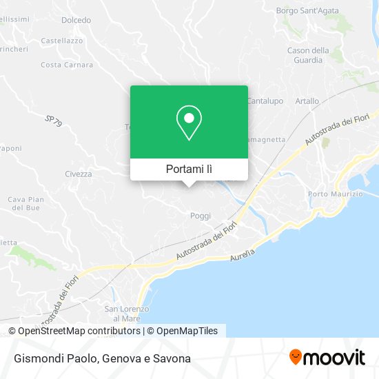 Mappa Gismondi Paolo