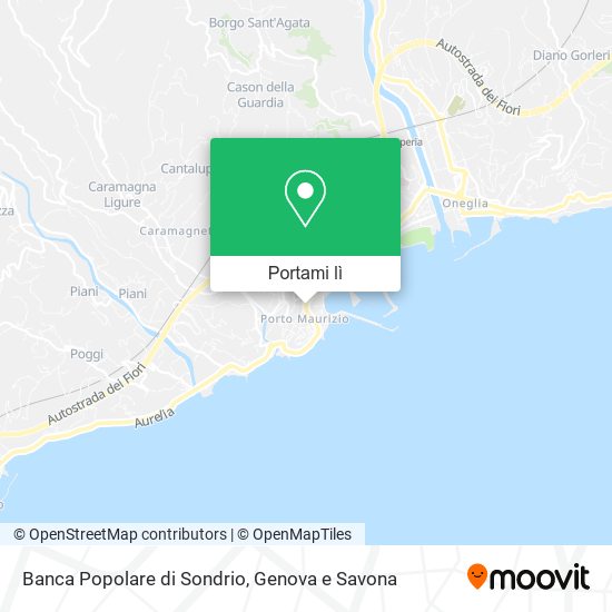 Mappa Banca Popolare di Sondrio