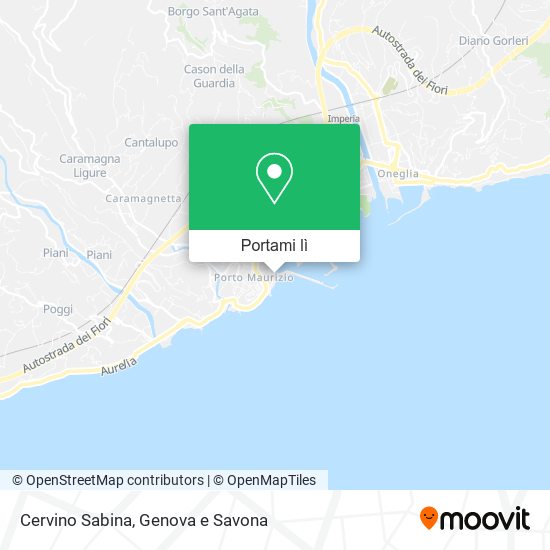 Mappa Cervino Sabina
