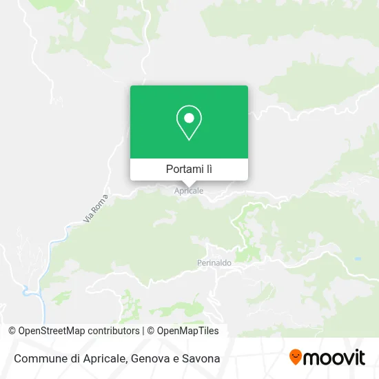 Mappa Commune di Apricale