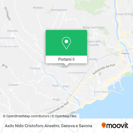 Mappa Asilo Nido Cristoforo Anselmi