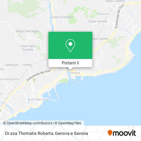 Mappa Dr.ssa Thomatis Roberta