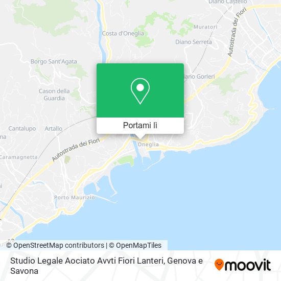 Mappa Studio Legale Aociato Avvti Fiori Lanteri