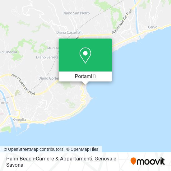Mappa Palm Beach-Camere & Appartamenti