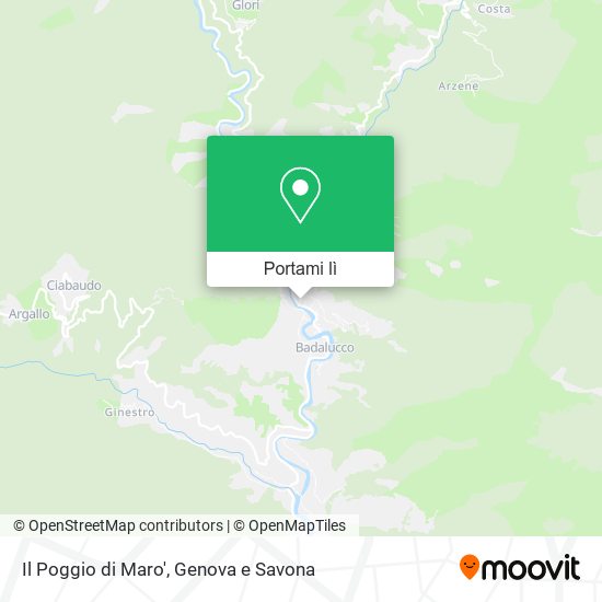 Mappa Il Poggio di Maro'