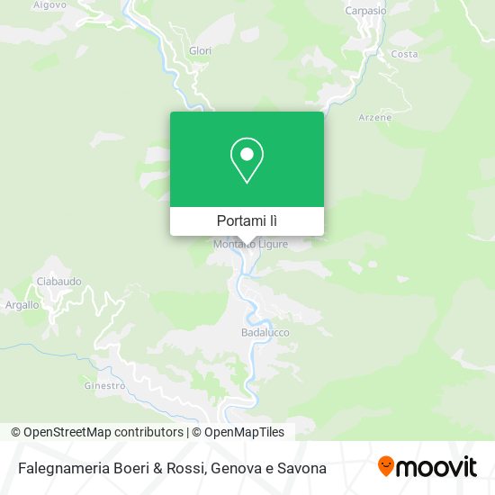 Mappa Falegnameria Boeri & Rossi