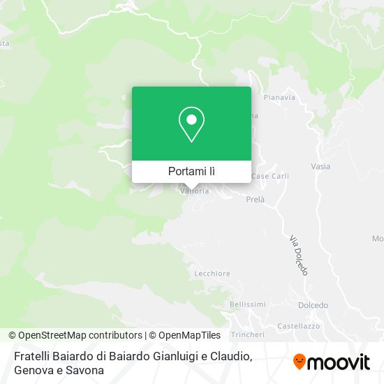 Mappa Fratelli Baiardo di Baiardo Gianluigi e Claudio