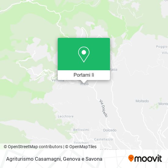 Mappa Agriturismo Casamagni