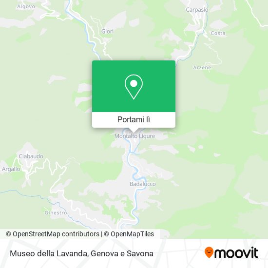 Mappa Museo della Lavanda