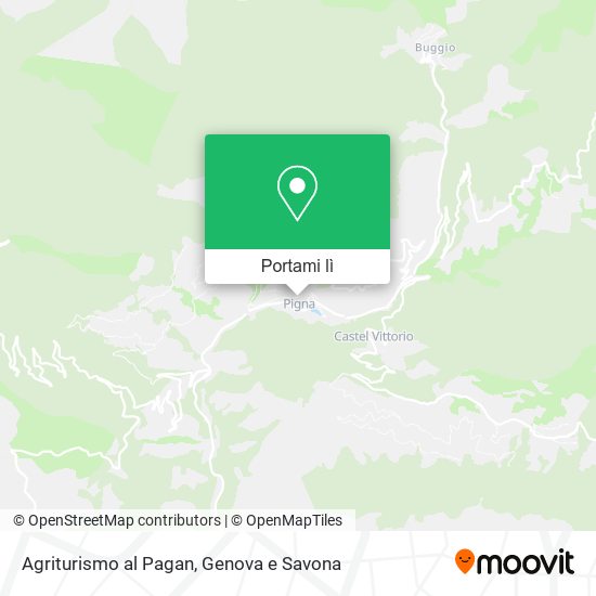 Mappa Agriturismo al Pagan