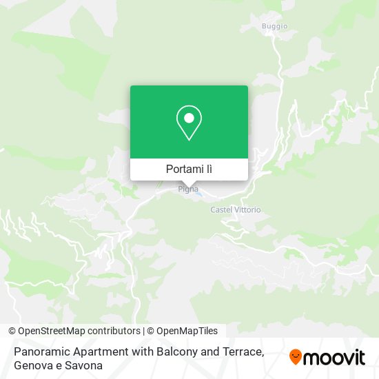Mappa Panoramic Apartment with Balcony and Terrace