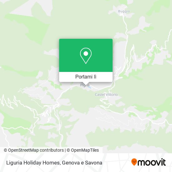 Mappa Liguria Holiday Homes
