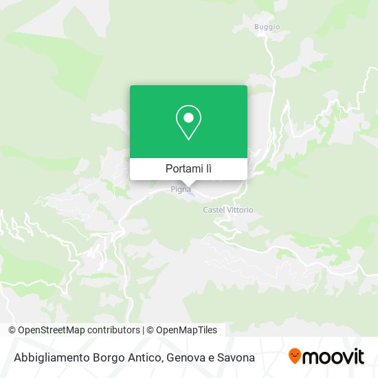 Mappa Abbigliamento Borgo Antico