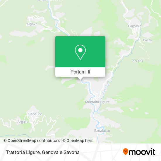 Mappa Trattoria Ligure