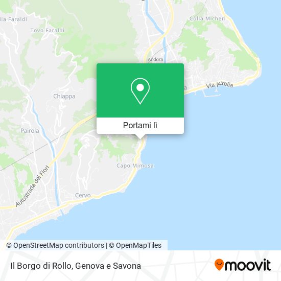 Mappa Il Borgo di Rollo