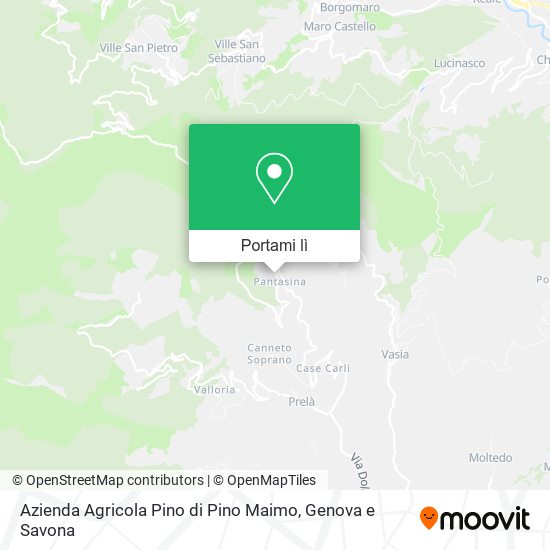 Mappa Azienda Agricola Pino di Pino Maimo