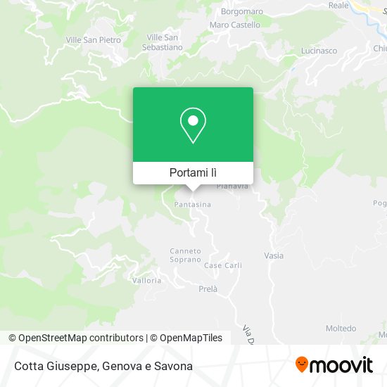 Mappa Cotta Giuseppe